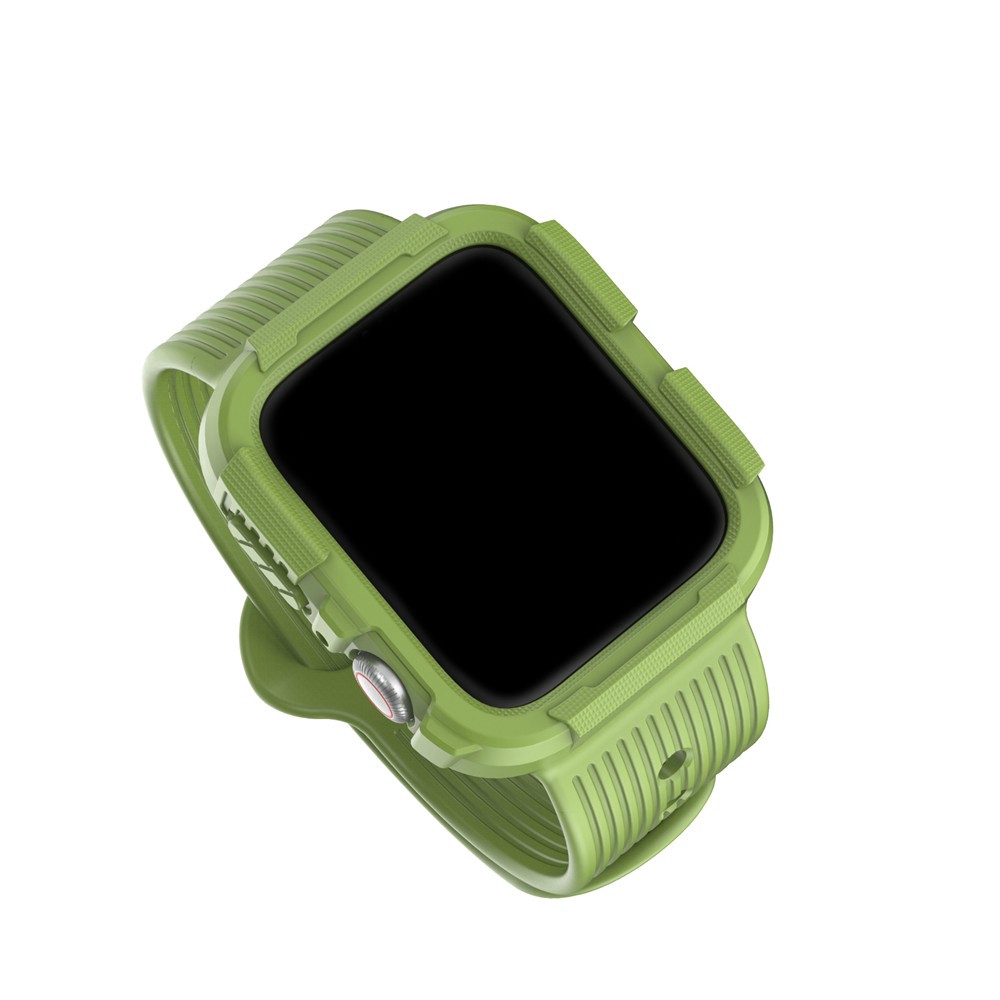 Dây Đeo Tpu Mềm Chống Sốc Cho Đồng Hồ Thông Minh Apple Watch Series 4 5 Iwatch 2 Trong 1 Kích Thước 40 44mm