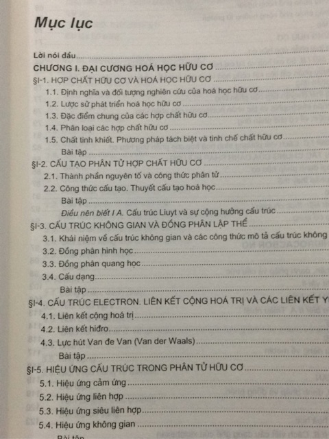 Sách - Giáo trình Hoá học Hữu cơ Tập 1 | BigBuy360 - bigbuy360.vn