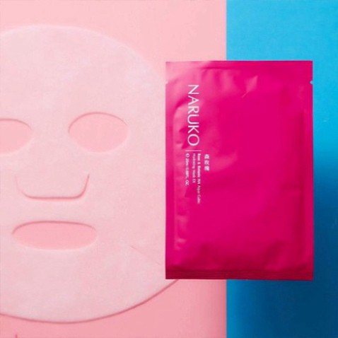 Miếng Lẻ Mặt Nạ Naruko Cấp Nước Sâu & Sáng Da Hoa Hồng Nhung Rose and BOTANIC HA Aqua Cubic Hydrating Mask EX Bản Đài E9