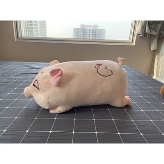  [Quà tặng kèm - Nateen] Heo bông cute mắt híp siêu mềm 50cm