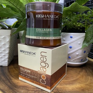 {Chính hãng} {Siêu rẻ} Hấp dầu Haneda Collagen phục hồi tóc hư tổn 500ml (mẫu mới) (2026)