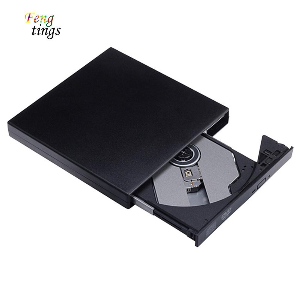 Ổ đĩa ngoài ghi CD và đọc đĩa DVD CD-RW dây cắm USB 2.0 dùng cho máy tính bảng và máy tính