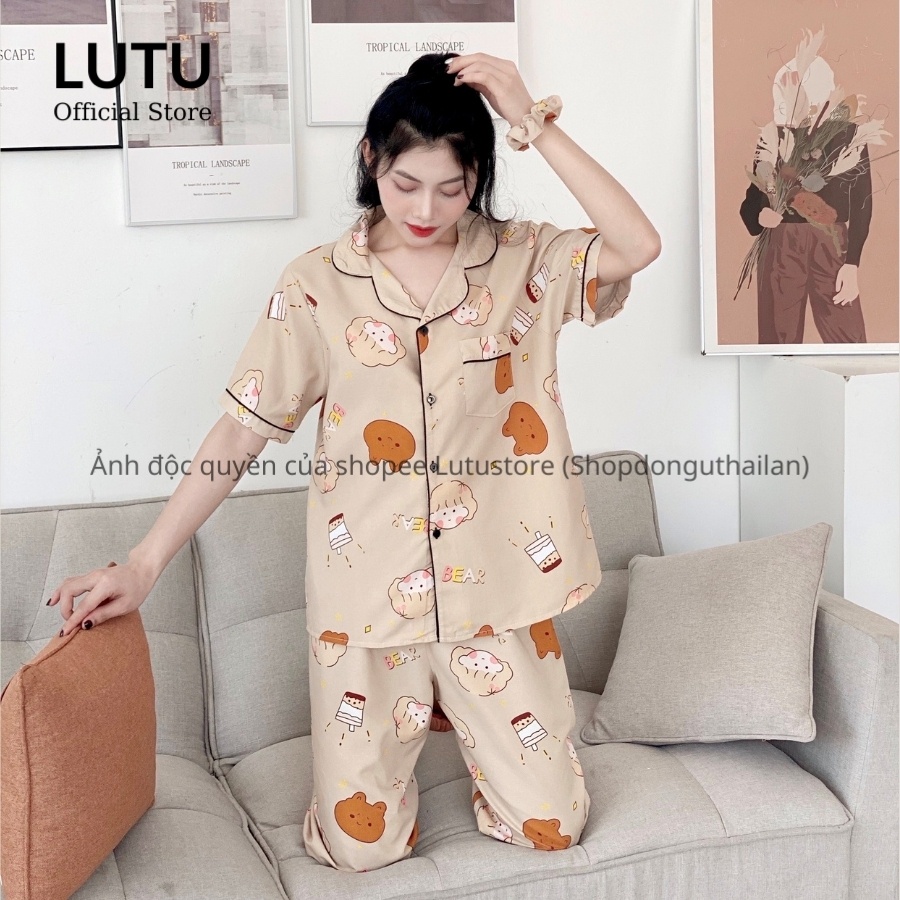 Bộ Ngủ Pijama Dài Form Dưới