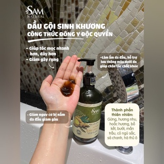 Dầu gội dược liệu Sinh Khương Sam Natural