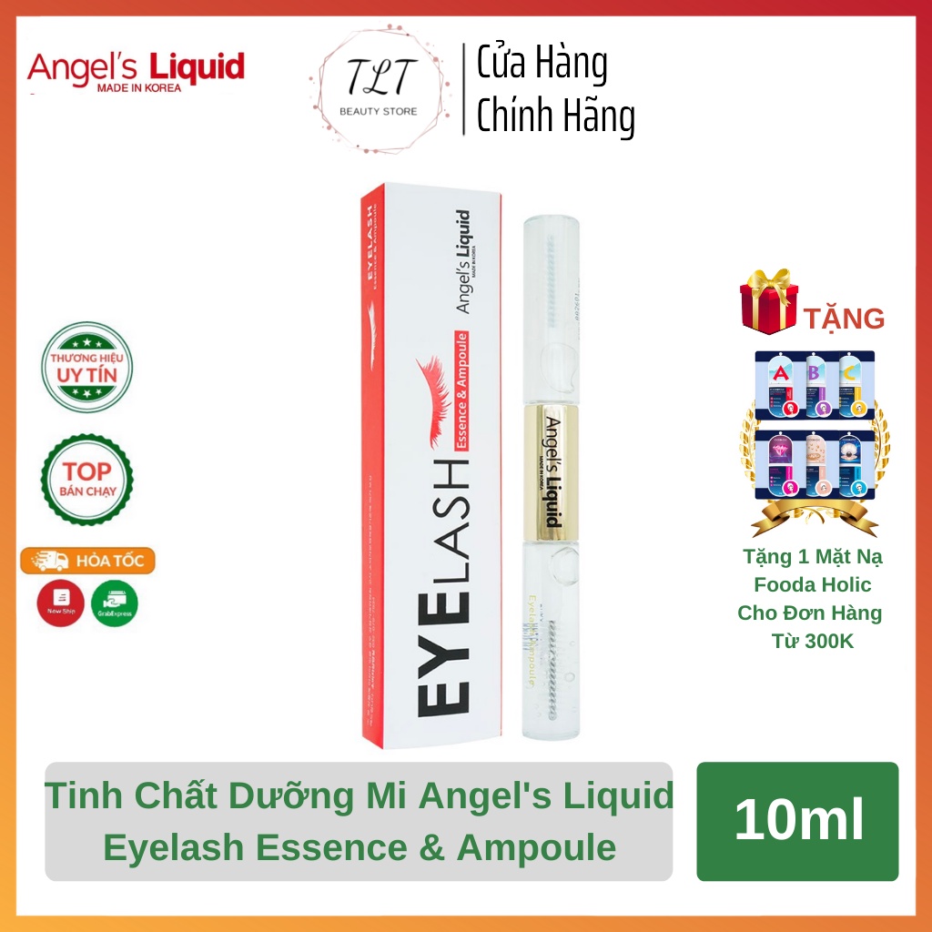 Tinh Chất Dưỡng Mi Angel Liquid Tinh Chất Dưỡng Mi Dày Và Dài 2 Bước Angel's Liquid Eyelash Essence 5ml &amp; Ampoule 5ml