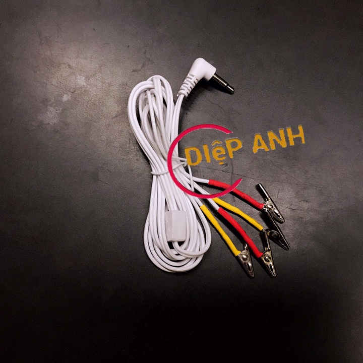 Dây điện châm 4 đầu- dây điện châm 1 đầu vào 4 đầu ra chân tròn 3.5mm- Dây nhập khẩu loại tốt- To- dẻo dai