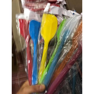 Spatula Silicon 28cm màu sắc - Phới vét bột