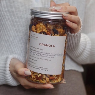 Granola siêu hạt mix 8 loại hạt dinh dưỡng và quả sấy