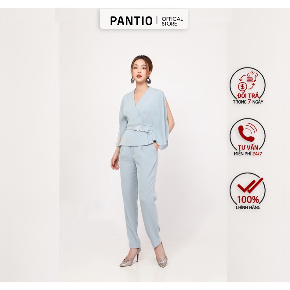 Áo sơ mi kiểu cổ tim BAK92133 - PANTIO