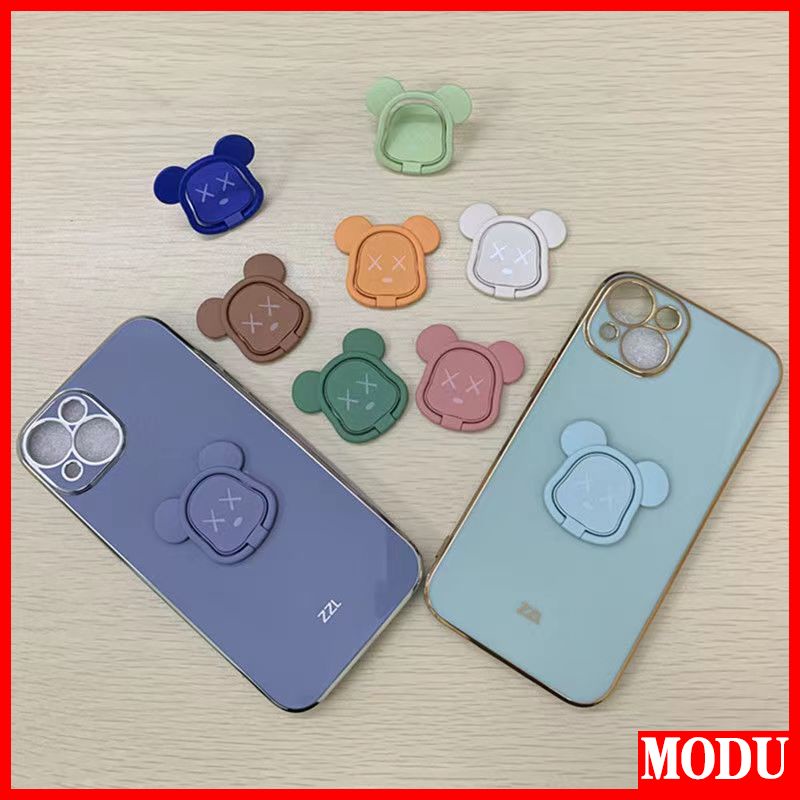 Ốp Điện Thoại Silicon Có Giá Đỡ Hình Gấu Cho Samsung Galaxy A12 A13 A22 A32 A52 A72 M12 A52S 4G 5G