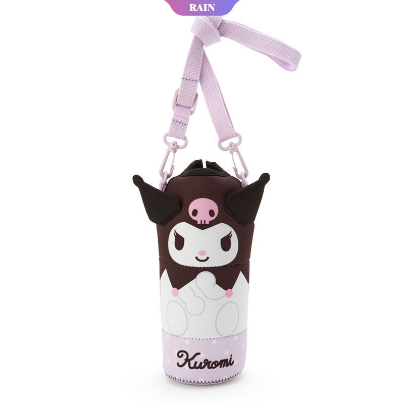Túi Đeo Chéo Đựng Bình Nước Thủy Tinh Hình My Melody Cinnamoroll Kuromi Pom Purin Hoạt Hình Dễ Thương Cho Trẻ Em [RAIN]
