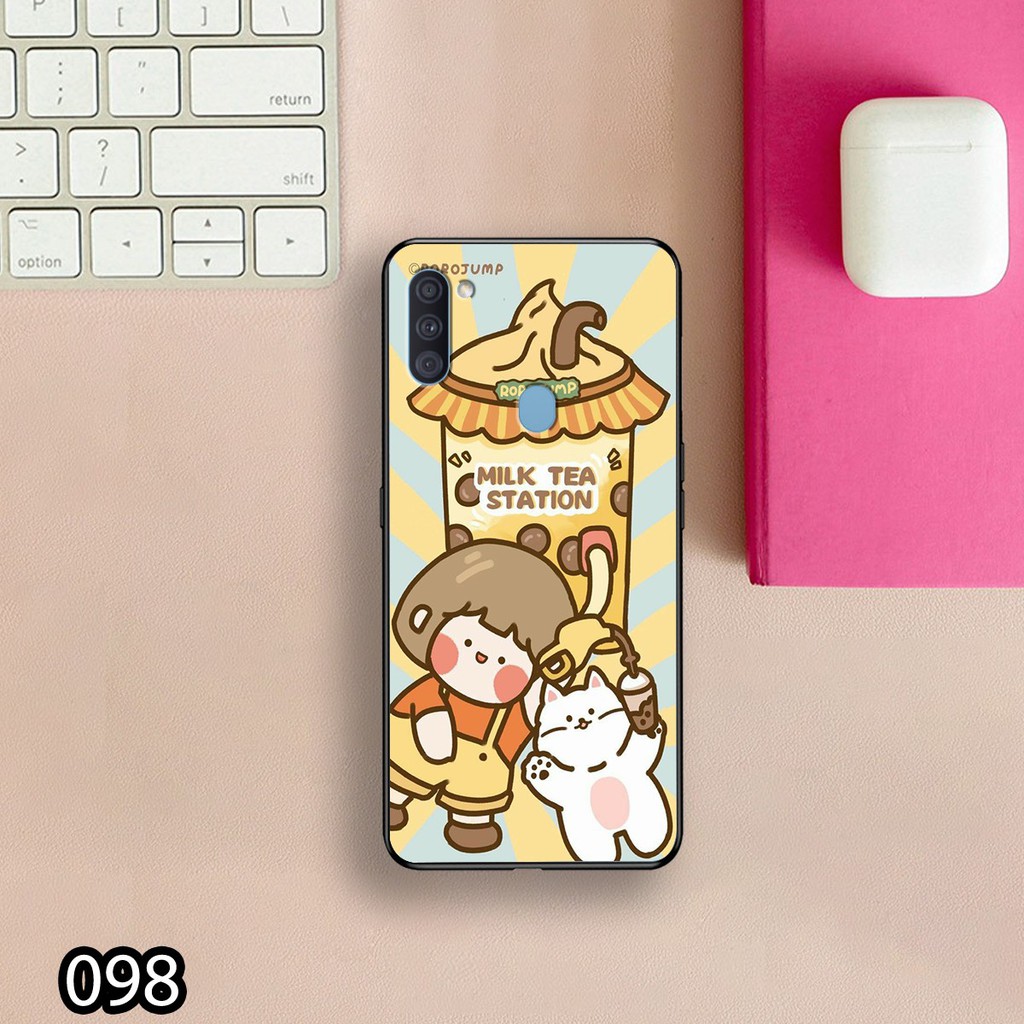 [SALE] Ốp lưng samsung M02/ M10/ M11 in hình em bé trà sữa, siêu đẹp, độc, lạ_KINGSTORE.HN_Ốp SS