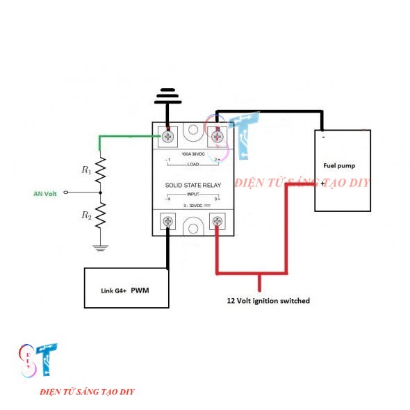 Rơ le bán dẫn Solid State Module SSR-80DA Fotek