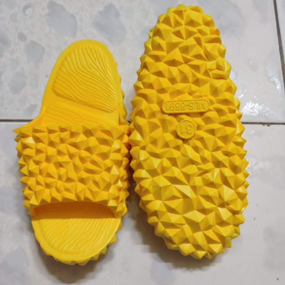 [RẺ VÔ ĐỊCH] - DÉP NHỰA HÌNH VỎ SẦU RIÊNG CHO BÉ (SIZE 31-35)