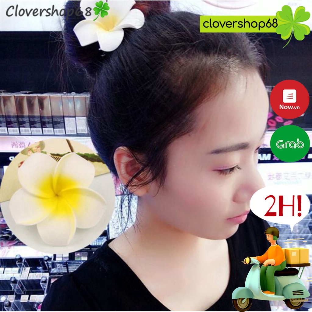 Hoa Đại Cài Tóc Chụp Ảnh 5.5CM, 7.5CM, 9CM - Kẹp Tóc Hoa Sứ  🍀 Clovershop68 🍀