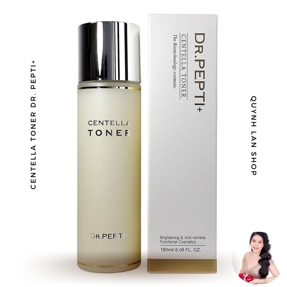 Nước Hoa Hồng Phục Hồi Tế Bào Da, Se Khít Lỗ Chân Lông,Dr.Pepti Centella Toner 180ml Chính hãng