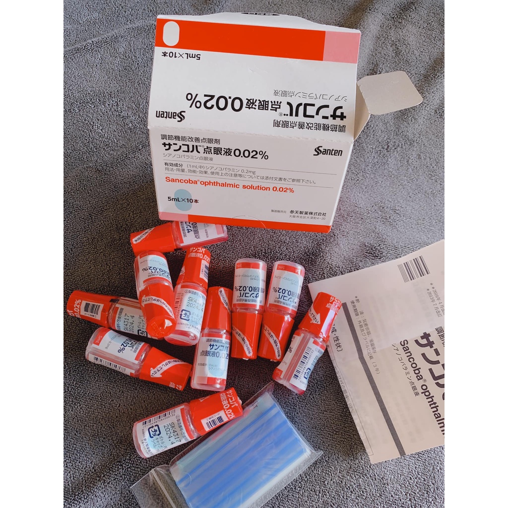 Nhỏ Mắt Sancoba Nhật Bản Chống Cận Thị 5ml (Date 2024)