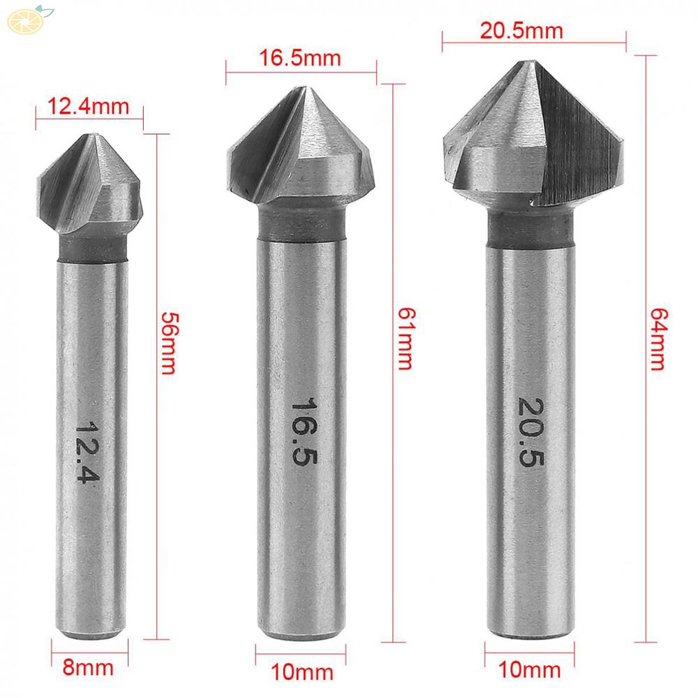 Set 6 mũi khoan bằng chất liệu thép gió CNC dành cho máy phay / máy cắt chuyên dụng