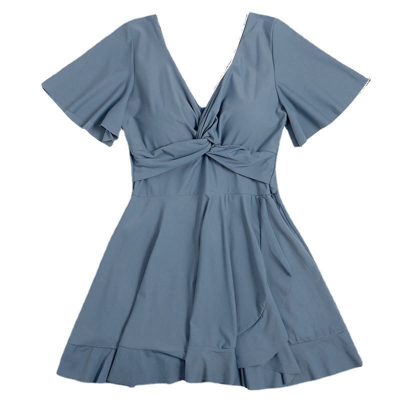 Đồ Bơi Một Mảnh Màu Đen Có Size Lớn 55-85kg Thời Trang Dành Cho Nữ