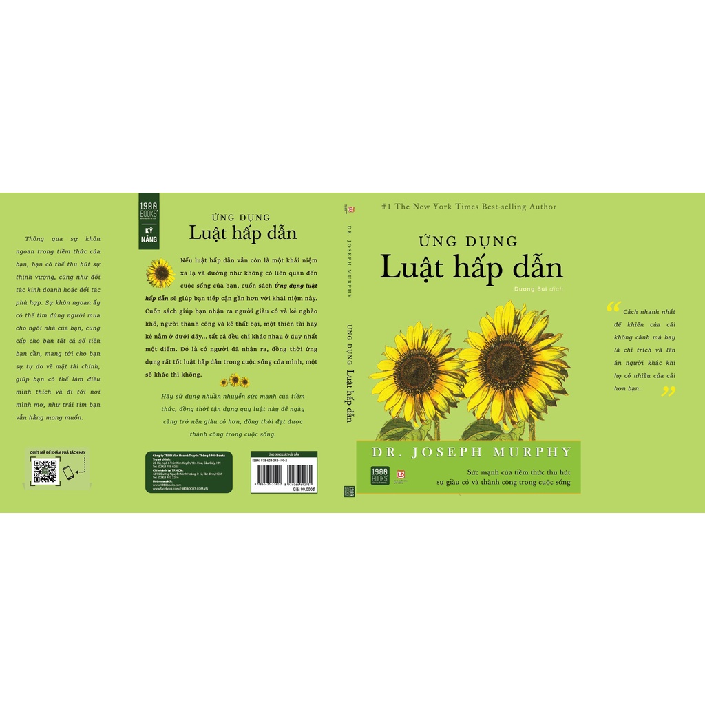 [Mã LIFEMALL995 giảm 10% đơn 99K] Sách - Ứng Dụng Luật Hấp Dẫn - 1980Books