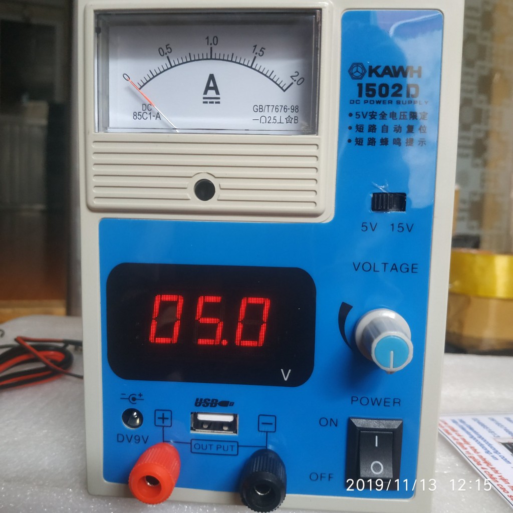 Máy cấp Nguồn 15V-2A - 1502D