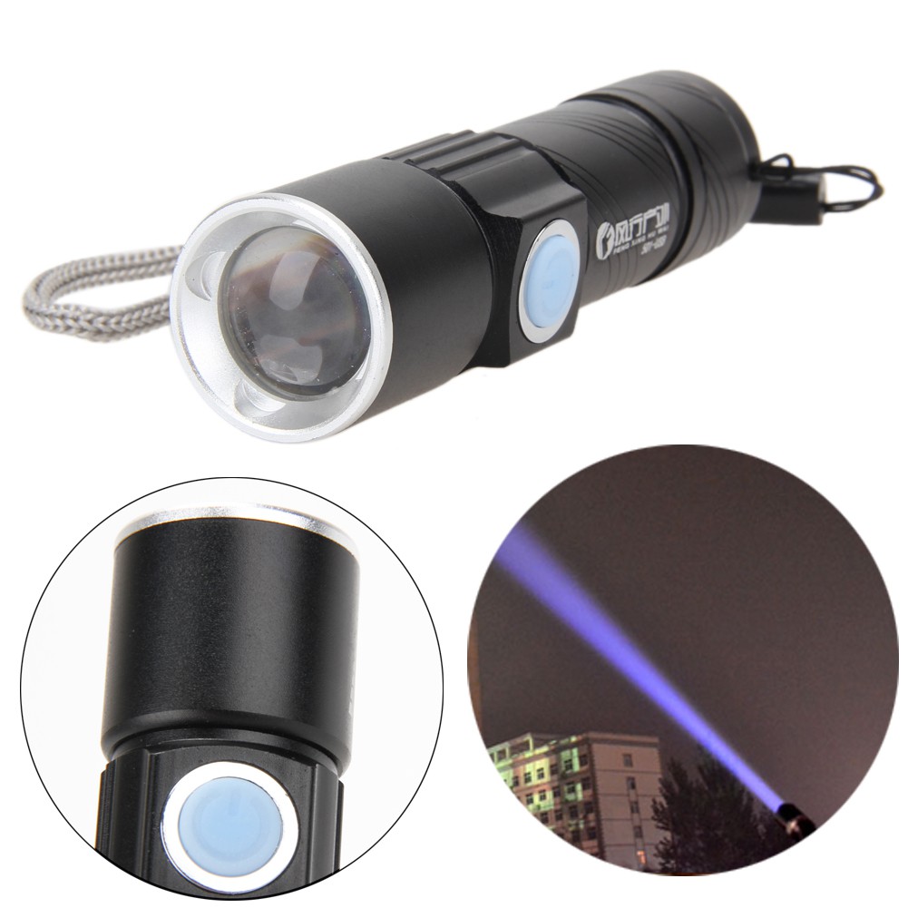 Đèn pin chống nước zysa 800LM CREE LED cổng sạc USB