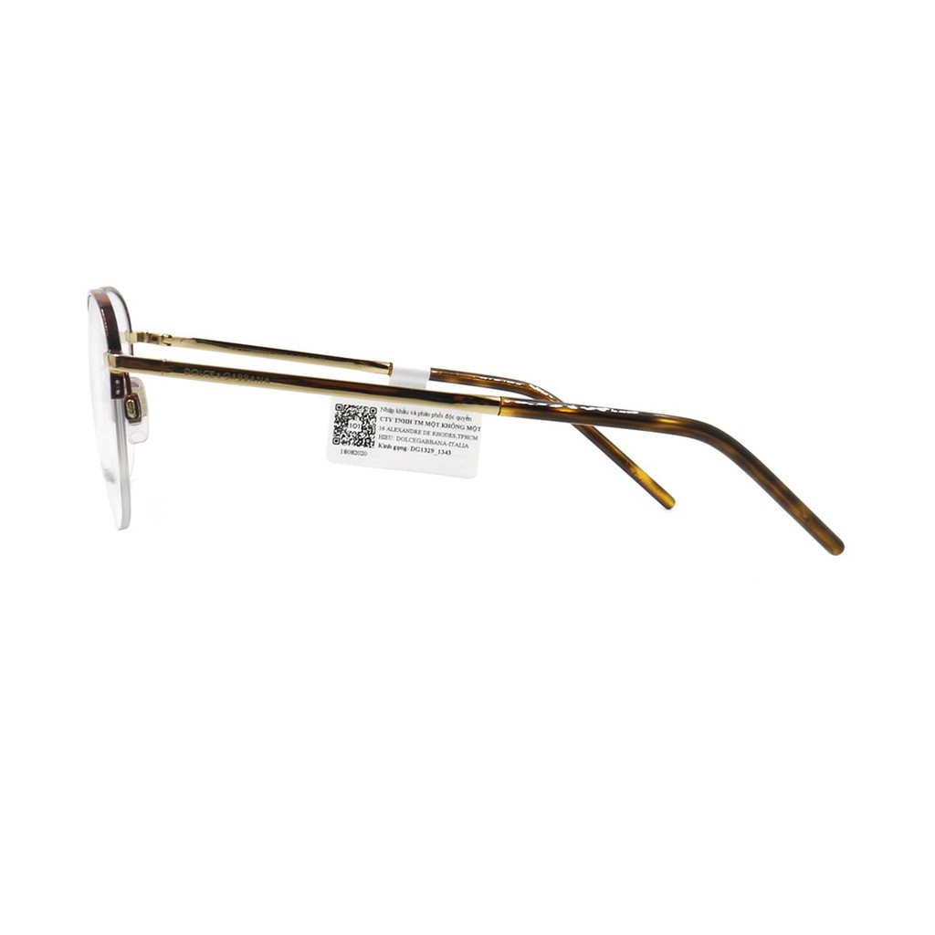 Gọng kính nam nữ Dolce Gabbana DG1329 màu sắc thời trang chính hãng, thiết kế dễ đeo bảo vệ mắt