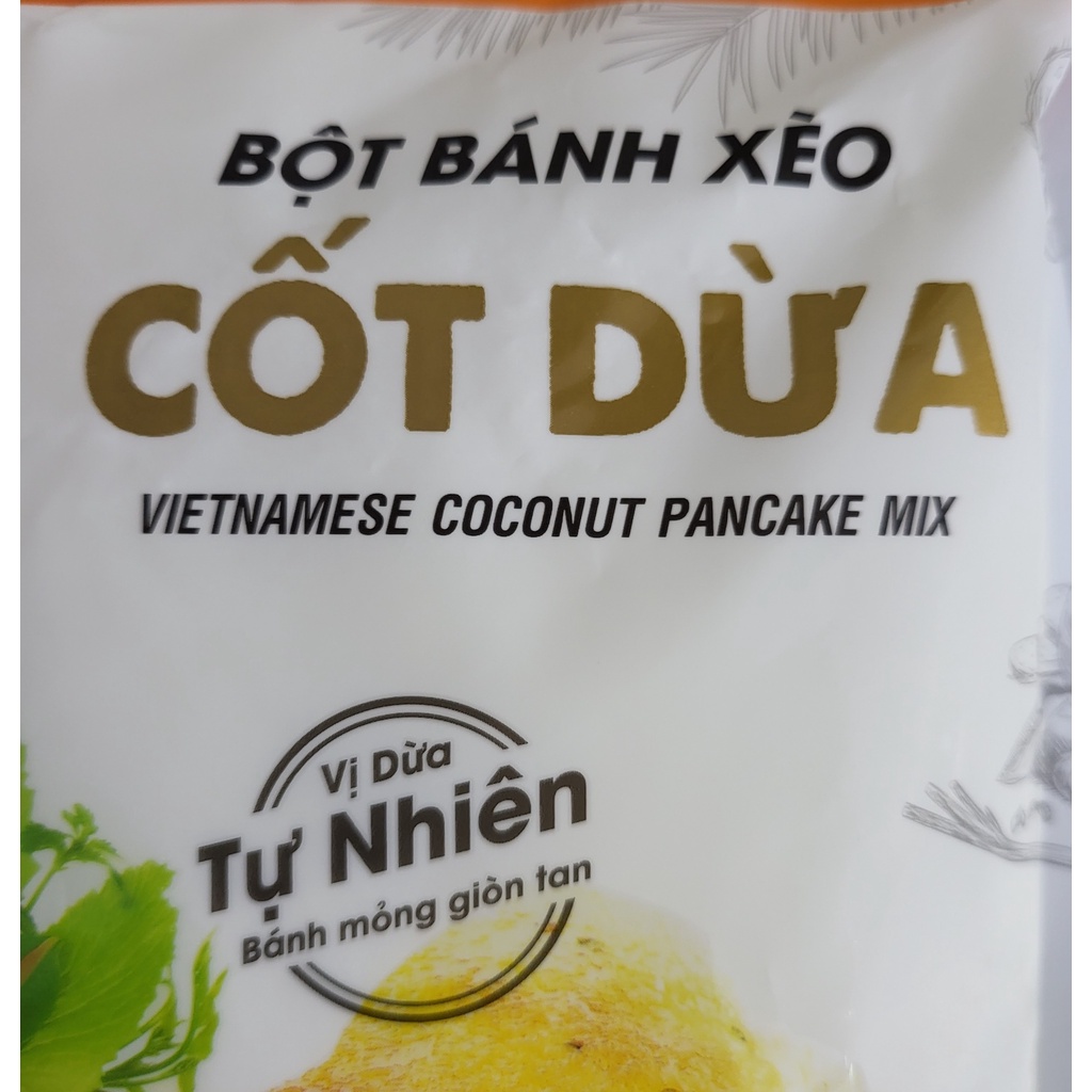 [Túi 500g] BỘT BÁNH XÈO CỐT DỪA [VN] TÀI KÝ Vietnamese Coconut Pancake mix (halal)