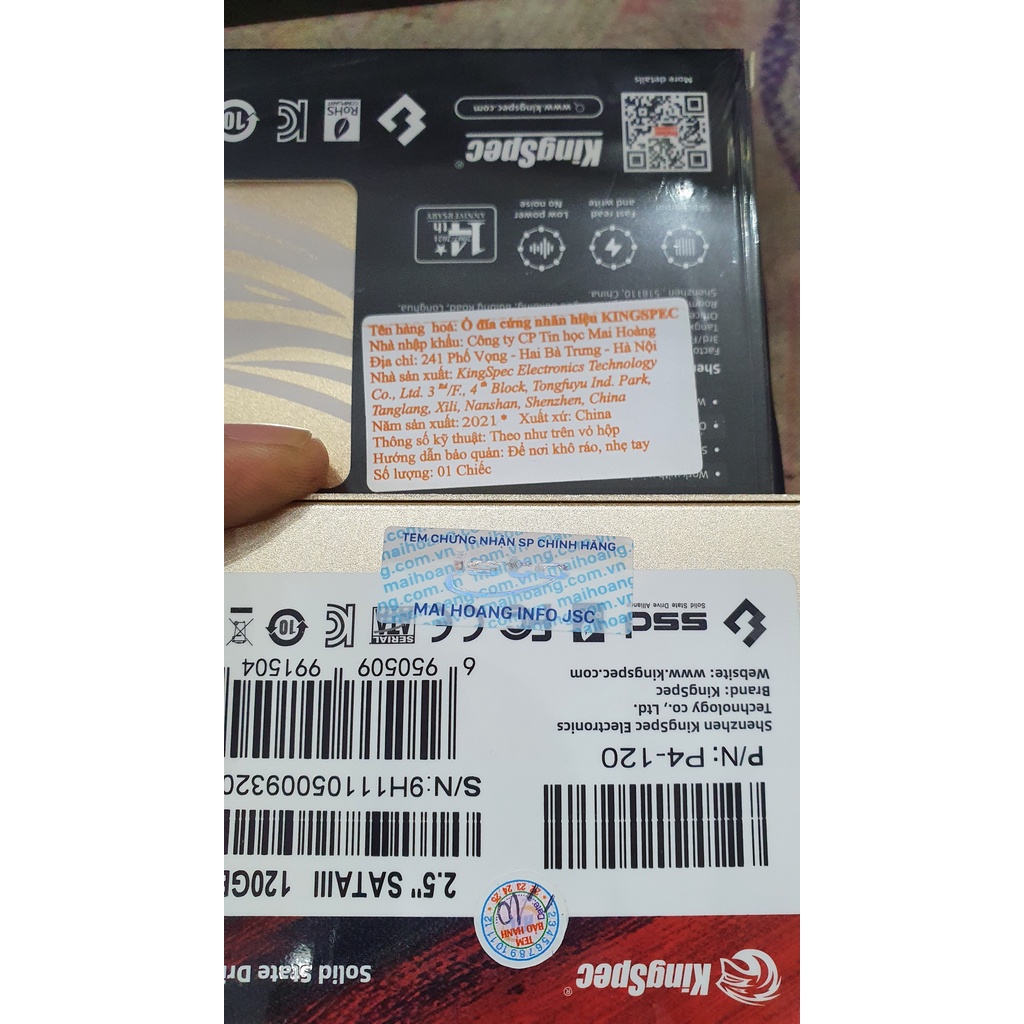 Ổ Cứng SSD Kingspec 120GB 240GB 128GB 256GB Sata III - Hàng chính hãng | BigBuy360 - bigbuy360.vn