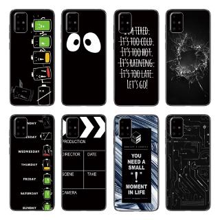 Cartoon Big Eyes Back Cover Samsung Galaxy Note 20 Ultra 5G/M51/M01/A01 Core/XCover Pro Soft TPU Case