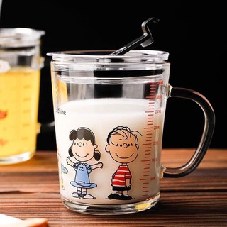 Combo 2 cốc thuỷ tinh chia vạch 350ml