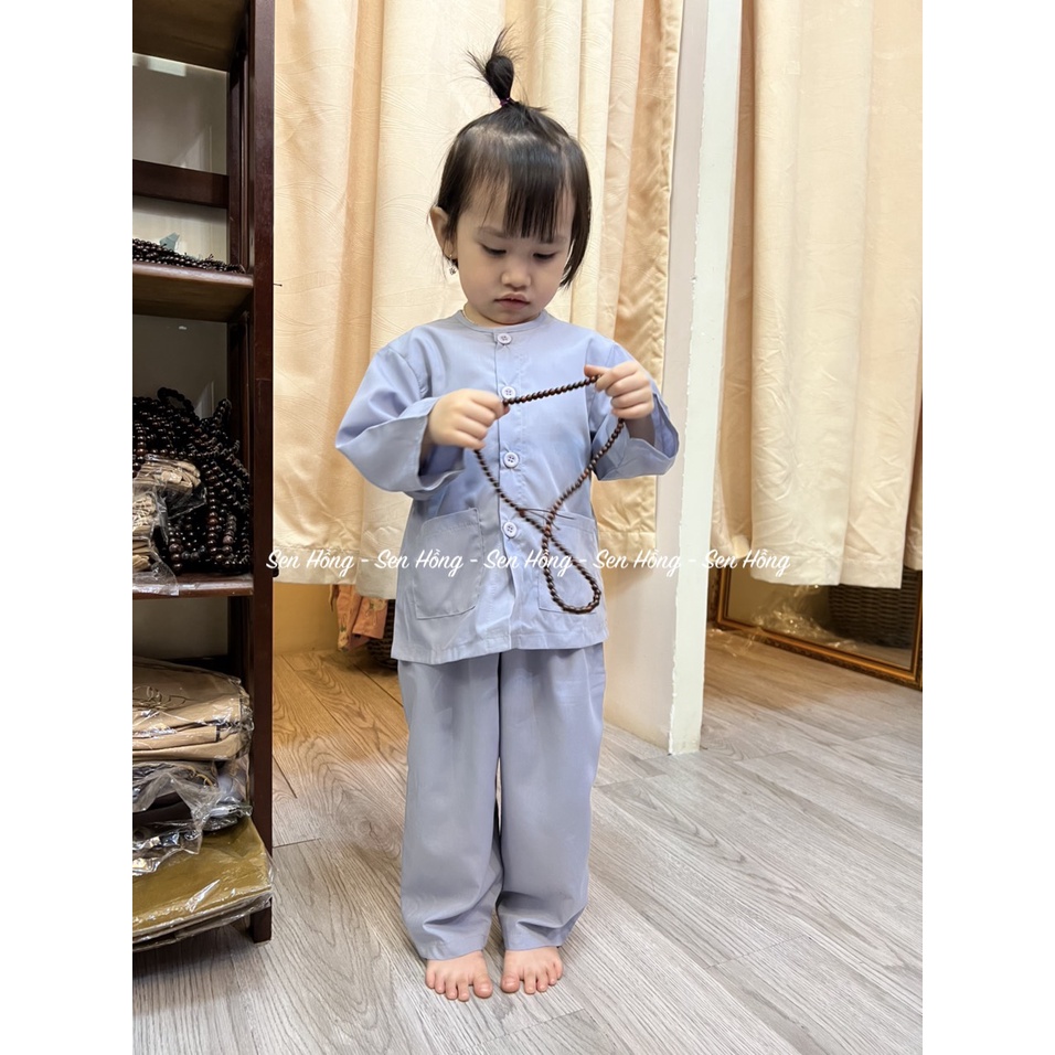 ĐỒ LAM ĐI CHÙA ĐI CHƠI CHO BÉ - SET QUẦN ÁO BÀ BA dễ thương - Bà ba trẻ em bé trai bé gái