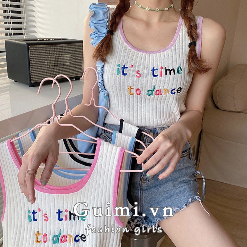 NZN Áo Hai Dây Thiết Kế Mới Thời Trang Mùa Hè Dành Cho Nữ