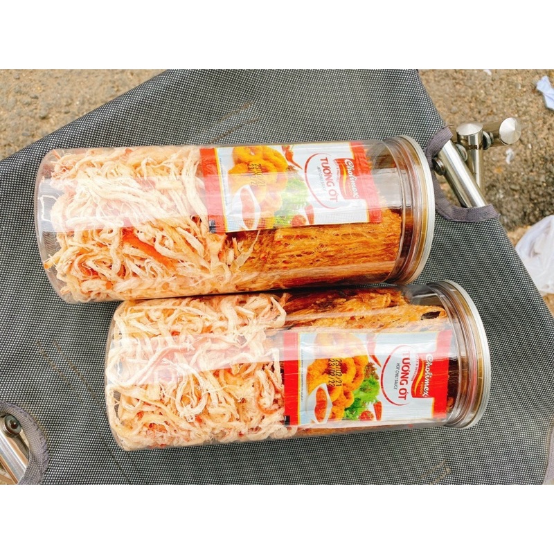 Khô Mực Mix 2 Vị ⚡Hấp dừa, Cán nguyên⚡Hủ pet 300gr | Mực thơm, Ngon, Chất lượng | BigBuy360 - bigbuy360.vn