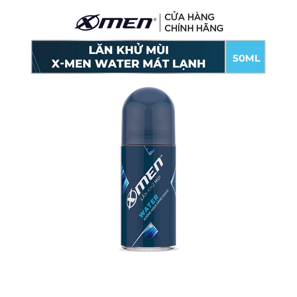 Lăn khử mùi X-men Water - Mat lạnh 50ml
