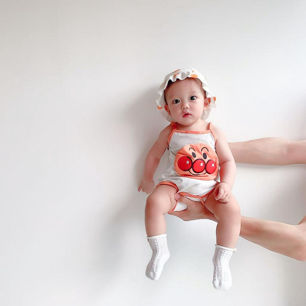 Áo liền quần họa tiết đáng yêu cho trẻ nhỏ