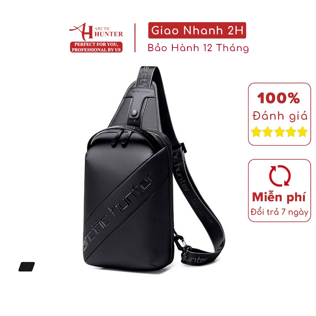 [Mã BMBAU50 giảm 7% đơn 99K] Túi đeo chéo du lịch Arctic Hunter chất liệu Oxford chống nước - XB00121