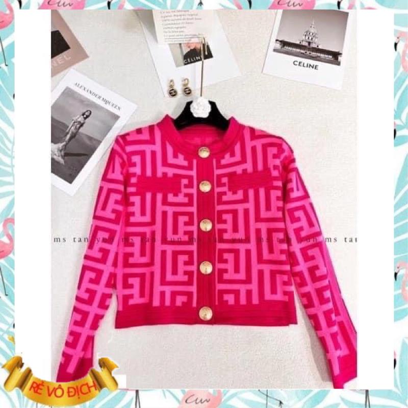 Áo len chữ F cúc cổ tàu siêu xinh hàng quảng châu hothit