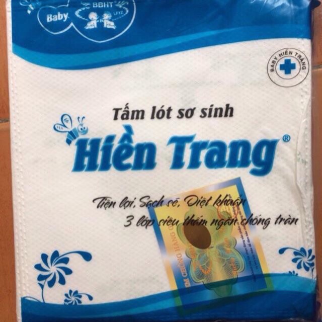 Tấm lót sơ sinh hiền trang 30 tờ 1 gói