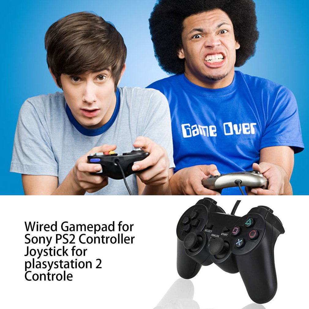 Tay cầm chơi game Thích hợp cho bộ điều khiển trò chơi Sony PS2 / tay cầm trò chơi ps2 / tay cầm rung kép  có dây PC, Laptop full skill all Game