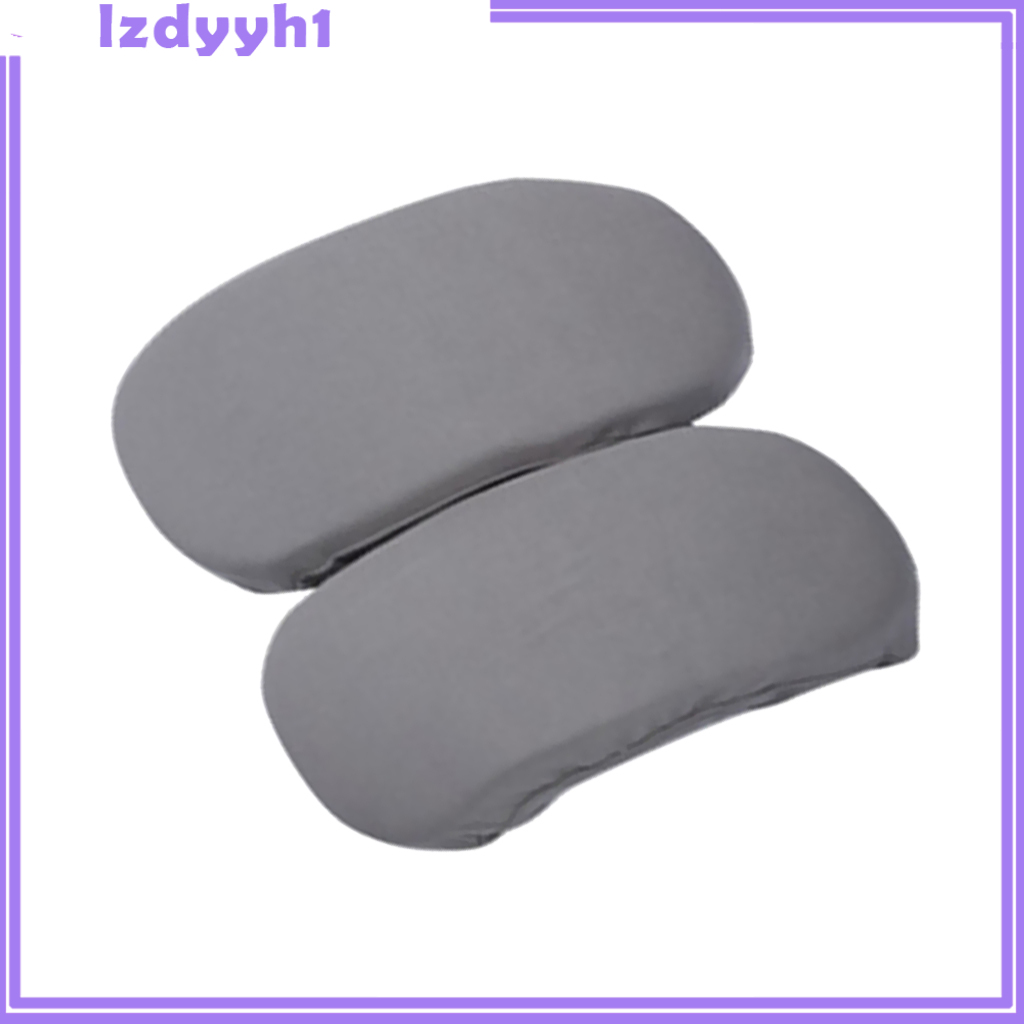 JoyDIY 2Pcs Armrest Covers Polyester spandex Protectors Protect Chair Arms Black