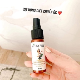 Xịt họng keo ong Vitatree 25ml