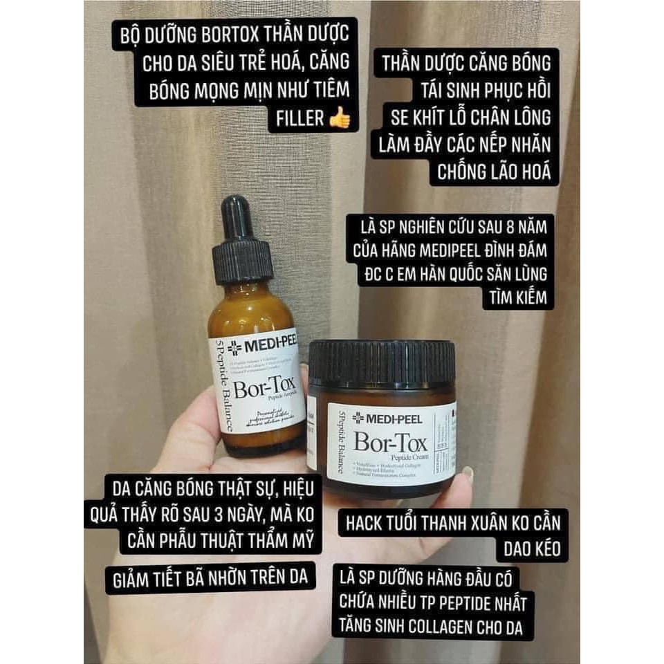 Kem Dưỡng Căng Bóng Chống Lão Hoá MEDIPEEL BORTOX PEPTIDE CREAM Medi-Peel BOR-TOX