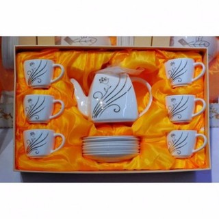 BỘ ẤM CHÉN PHA TRÀ CERAMICS- GỐM SỨ CAO CẤP