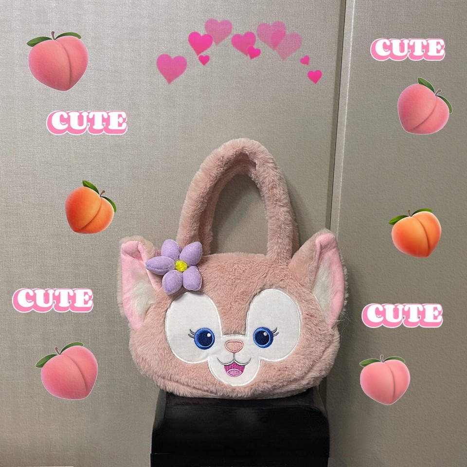 Túi xách hình búp bê hoạt hình nhồi bông phong cách Lolita đáng yêu