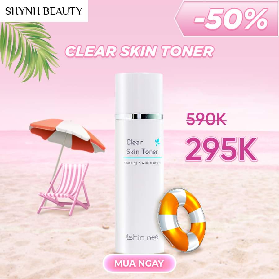 Skin Toner dưỡng Cho Da Ẩm Mượt shin nee 150ml
