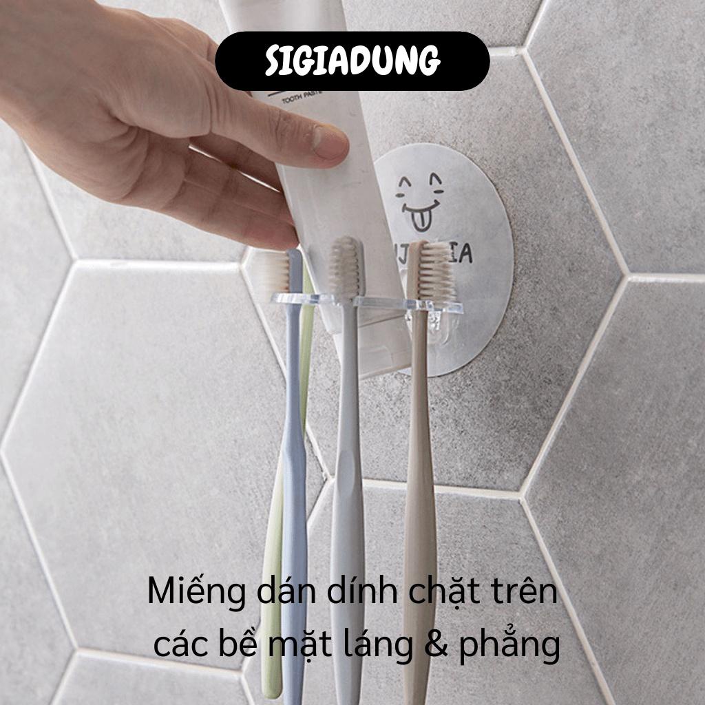 [SGD] Móc Dán Tường Nhà Tắm - Miếng Treo Bàn Chải Đánh Răng, Kem, Dao Cạo Râu Tiện Lợi 9219