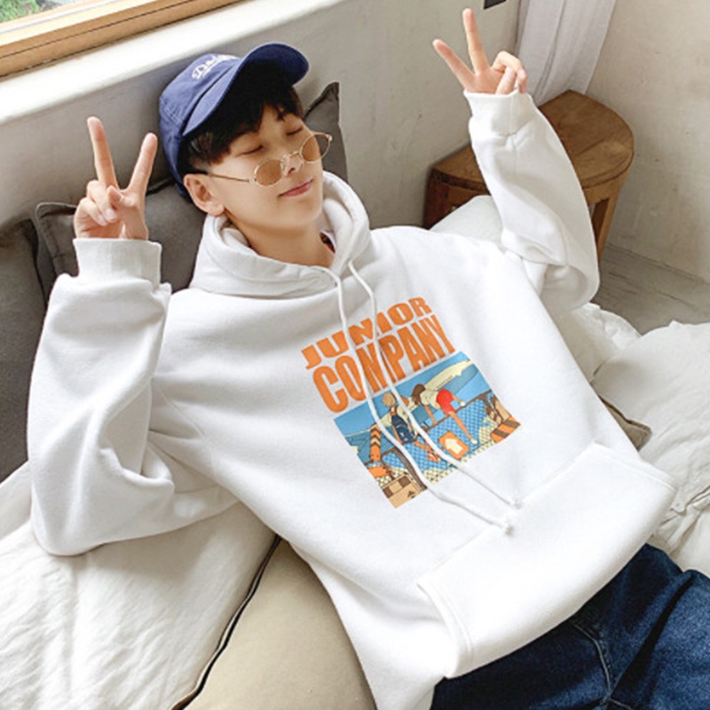 Áo sweater nam nữ unisex form rộng nỉ ngoại dày COMPANY local brand ulzzang đen trắng hàn quốc có mũ PREMIUM chống nắng