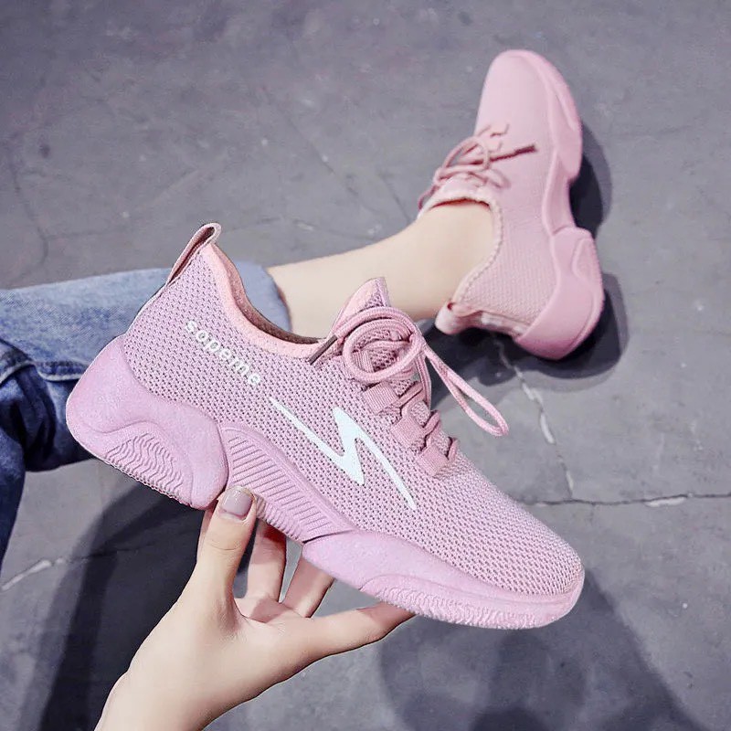 Giày sneaker nữ kiểu dáng thể thao mới nhất SOPE, Hot Trend (Ảnh thật)