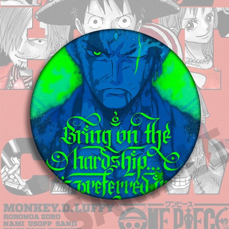 Huy hiệu IN HÌNH One Piece Đảo hải tặc anime chibi dễ thương tiện lợi